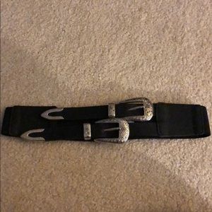 Lulus double buckle belt